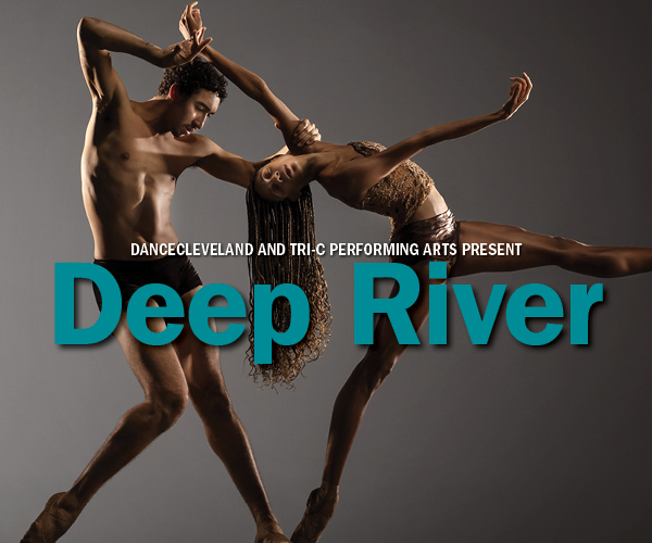 Graphic with text overlaying image of ballet dancers