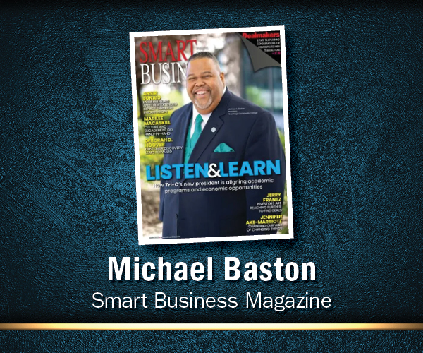 Michael Baston on cover of June 2023 Smart Business Magazine