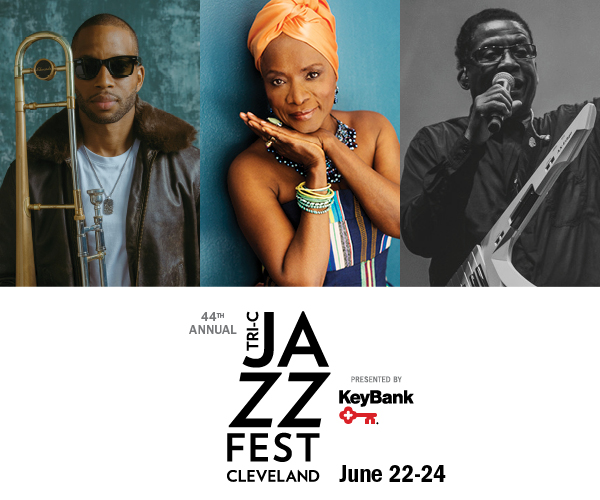 Graphic of artists performing at Tri-C JazzFest