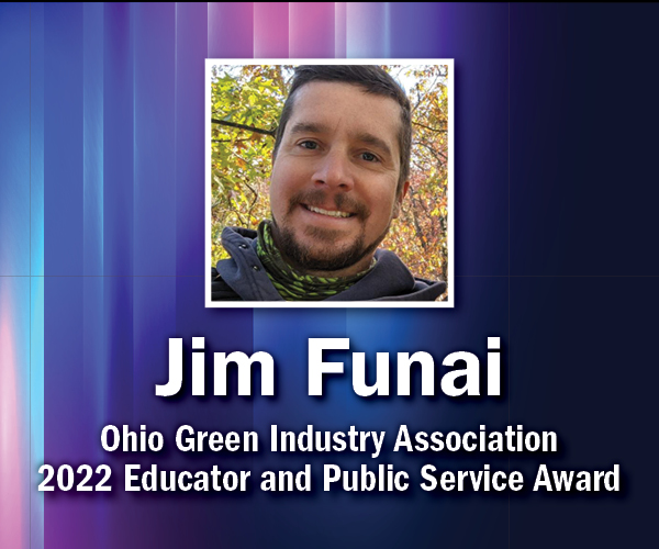 Graphic of assistant professor Jim Funai