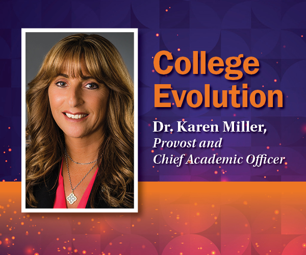 Graphic with photo of Dr. Karen Miller
