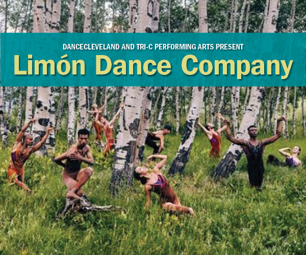 Graphic with image of Limon Dance Company