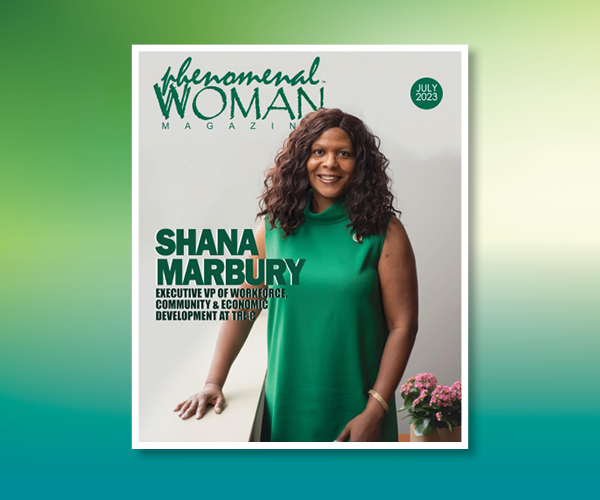 Image of Shana Marbury on the cover of 'Phenomenal Woman'