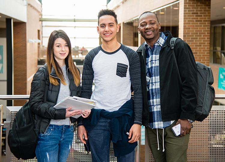 Image of students on campus