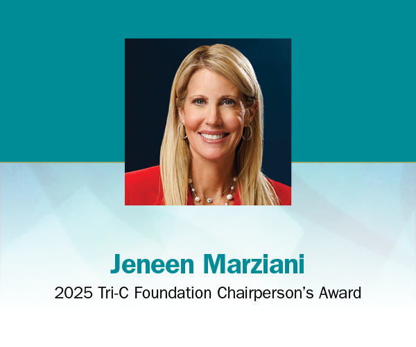 Graphic with image of Jeneen Marziani