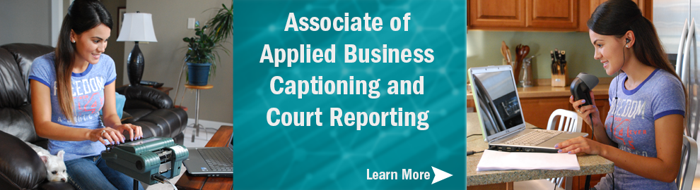 Captioning and Court Reporting