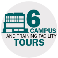 6 campus and training facility tours