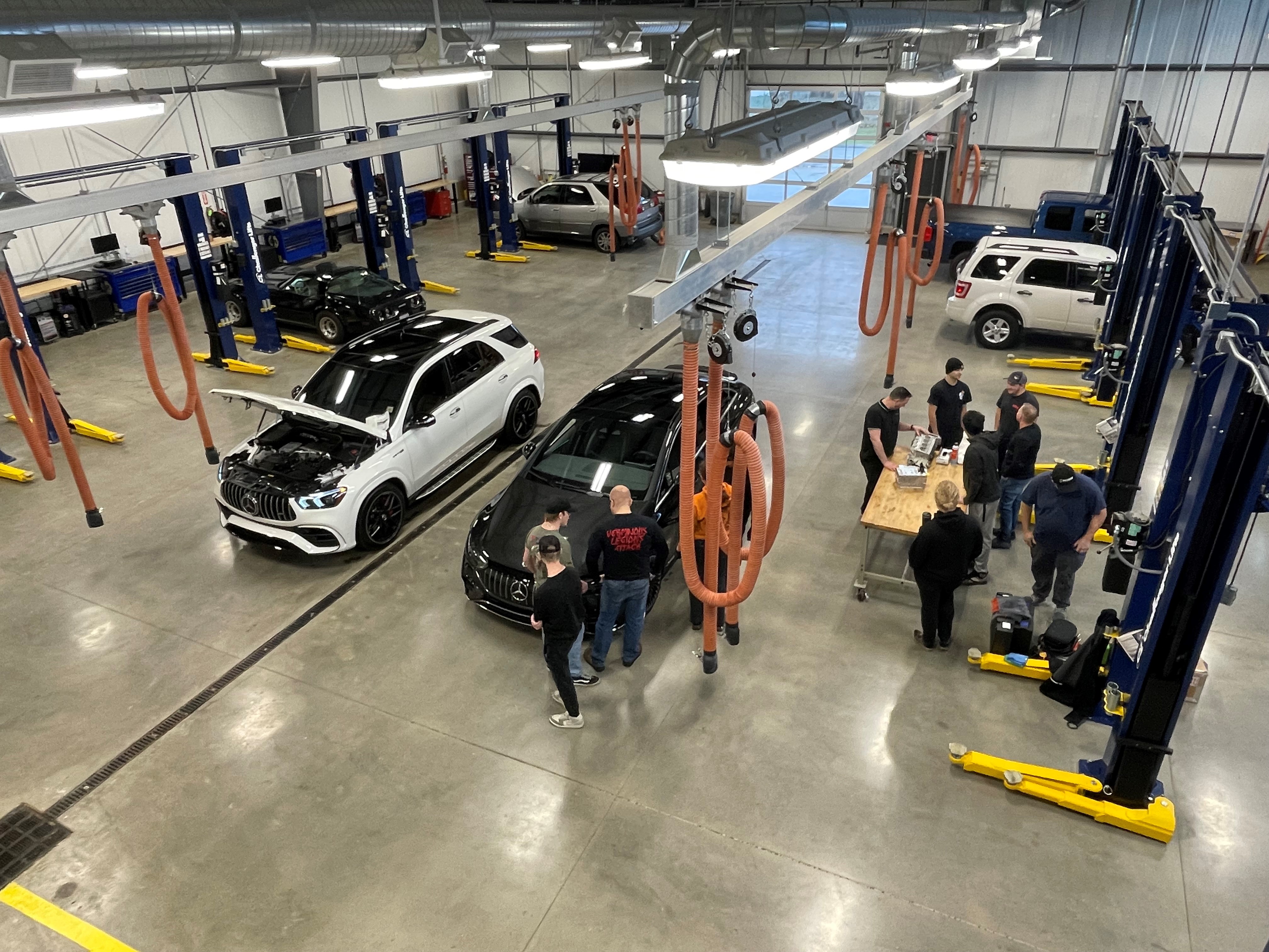 Mercedes-Benz Launch Event at the Advanced Automotive Technology Center (AATC) on December 4, 2023