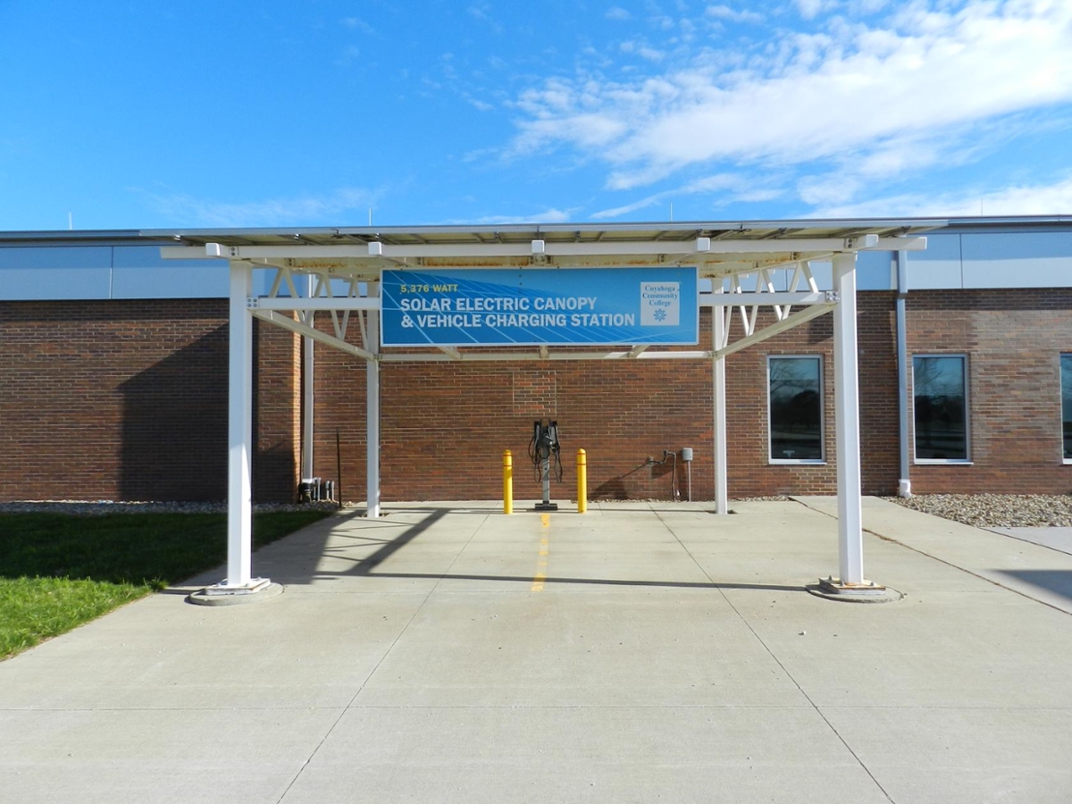 Solar Electric Canopy & Vehicle Charging Station