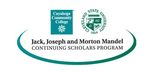 Graphic of Tri-C and CSU logos for Mandel Scholars Program