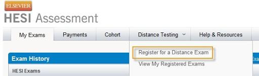 Distance Exam