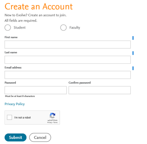 Create an Account