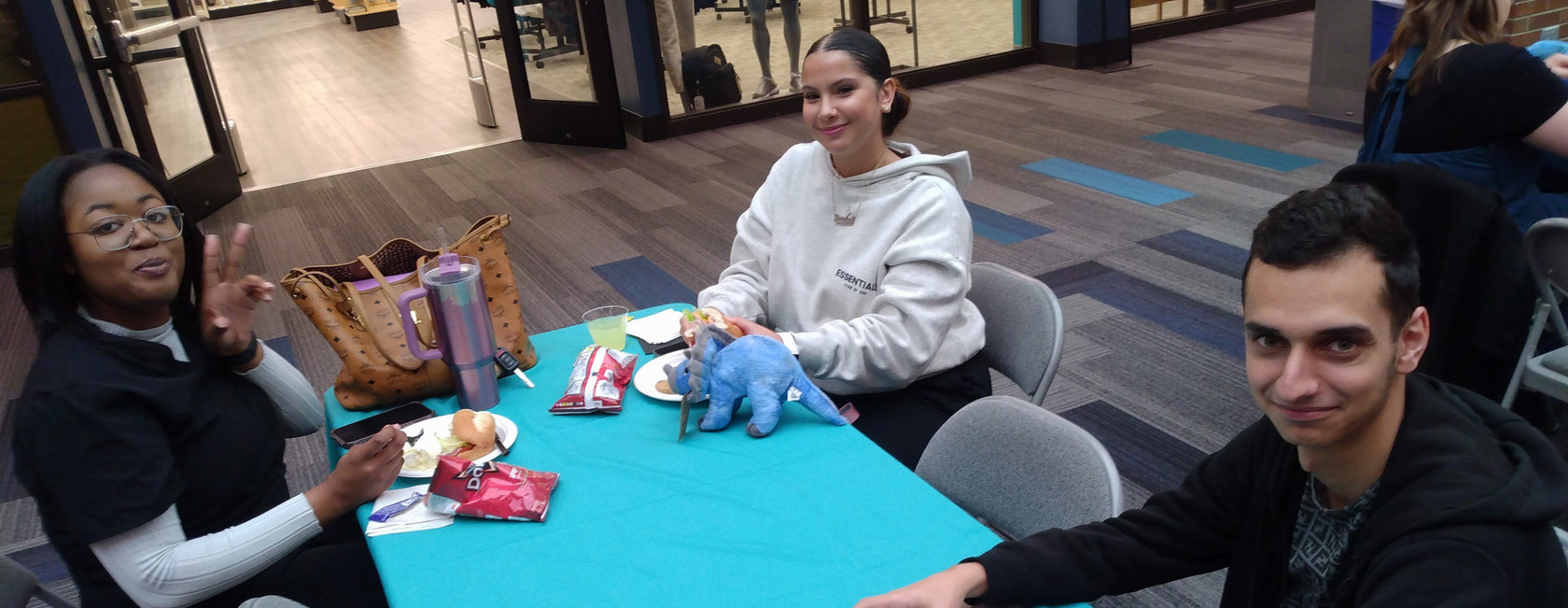 Tri-C students smiling and enjoying event