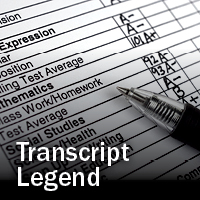 Transcript Legend