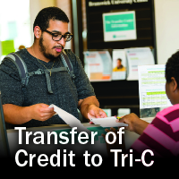 Transfer of Credit to Tri-C