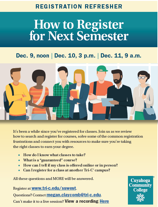 Registration Refresher - How to Register for Next Semester