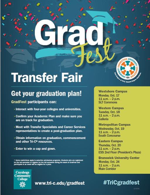 Click the image above to access GradFest dates and locations