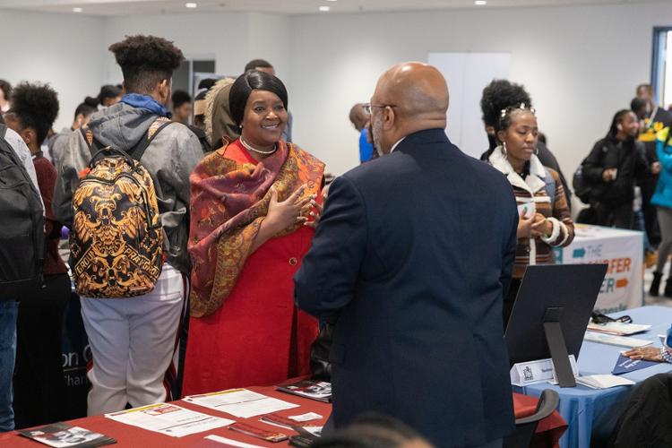 HBCU College Fair Interaction 