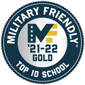 Emblem, certifying Tri-C as military friendly spouse certified. 