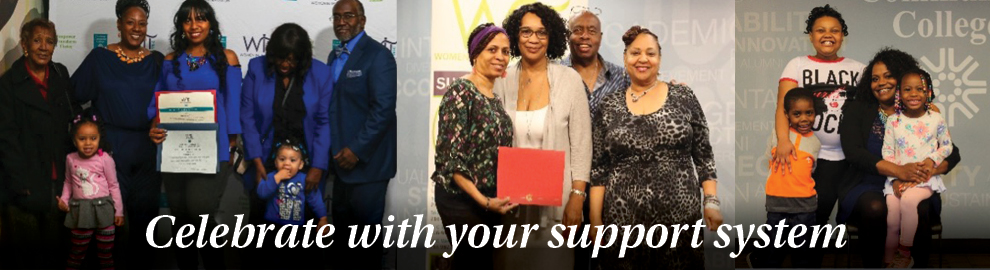 Celebrate with your Support System