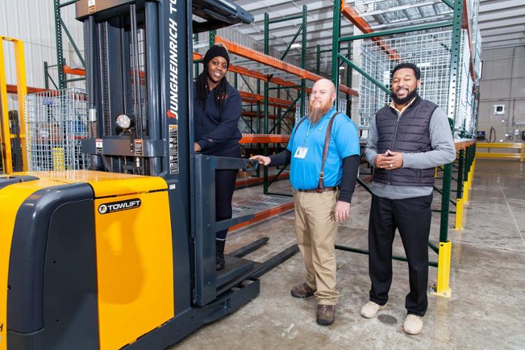 Tri C Forklift Operator Training Pit