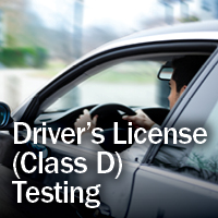 Share Car Driver Testing (Class D)